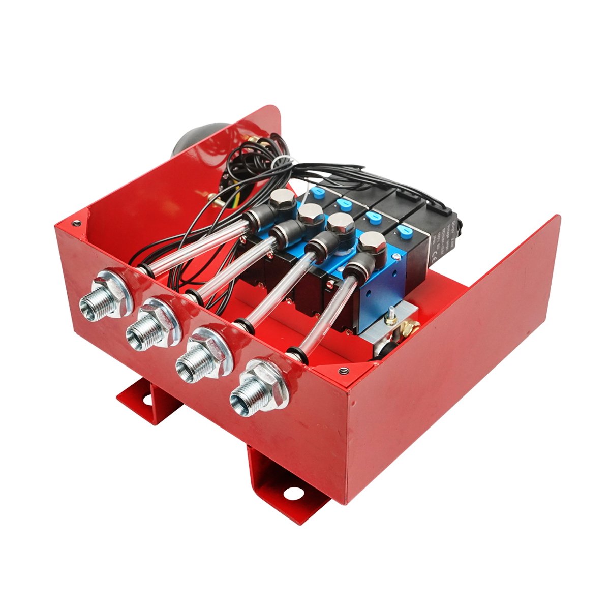 Caseta de electroventile pentru troliu 12V 2 inchis/2 deschis Tractor Forestier